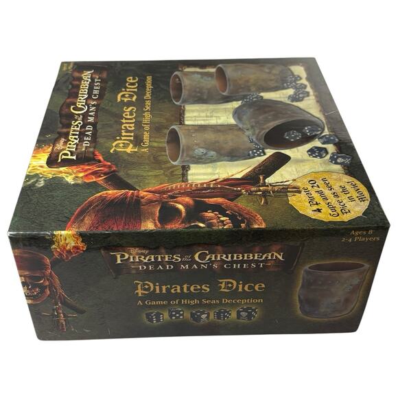 Disney Pirates Of The Caribbean "Pirate's Dice" Game Dead Man’s Chest 100% - Picture 5 of 16